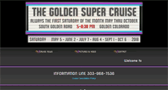 Desktop Screenshot of goldensupercruise.com